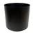 Leaf Metal Planter Plant Pot Black 20 X 18Cm