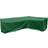 Cozy Bay Large Right-Hand L Shape Loose Sofa Cover Green