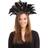 Bristol Novelty Black Feather Carnival Headdress