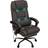 Vinsetto Massage Office Chair with 6 Vibration Points Footrest Brown