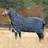 Horseware Rhino Plus Turnout Vari-Layer Med Navy/Teal