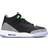Nike Air Jordan 3 Retro SE GS - Black/White/Electric Green/Violet Shock/Green Glow