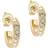 Ted Baker Seenita Nano Hoop Huggie Earrings - Gold/Transparent