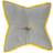 Homescapes Star Chair Cushions Yellow