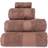 Homescapes Cotton Chocolate Bath Towel Brown