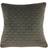 Paoletti Quilted Cushion Charcoal/Blush Complete Decoration Pillows Black