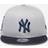 New Era Mens Grey 9FIFTY York Yankees Embroidered Cotton Cotton-twill cap