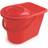 Robert Scott 15L Traditional Mop Bucket Wringer Red