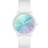Ice-Watch white womens analogue solar power lilac turquoise sunset