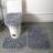 Shein Bathroom Carpet Set Soft, Absorbent, Non-slip Bath Rug Grey 50x80cm
