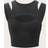 Shein Solid Cut Out Tank Top