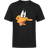 Looney Tunes Men's Daffy Duck Face T-shirt - Black