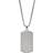Emporio Armani Dog Tag Necklace - Silver