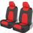 BDK Motor Trend AquaShield Car Seat Covers for Front Seats Red Waterproof Seat Covers for Cars Trucks SUV