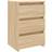 vidaXL Bed Cabinet Sonoma Oak Bedside Table 35x40cm