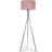 MiniSun Camden Pink & Copper Floor Lamp 155cm