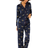 Chelsea Peers Women's Bee Print Long Pyjama Set - Navy