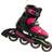 Rollerblade 2022 Microblade Kids Fitness Inline Skate Pink/green