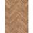 Kronospan Herringbone Firebrand Oak Laminate Flooring 8mm 0.87m2 Brown