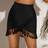 Shein Fringe Trim Wrap Skirt
