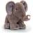 Keel Toys eco SE6118 Plüschtier Elefant, ca. 18 cm, aus recycelten Materialien, Augen aufgestickt aus Baumwolle
