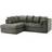 Furniture 786 Porto Jumbo Grey Sofa 212cm 4 Seater