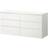 Ikea MALM White Chest of Drawer 160x78cm
