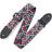 Levy's Leathers 2 Wide Polyester Guitar Strap Black White Red