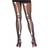 Horror-Shop Tights with Gothic Skeleton Motif