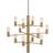 Herstal Manola Brass Pendant Lamp 60cm