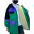 Shein Tween Boy Colorblock Flap Pocket Hooded Coat