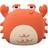 Shein Cute Cartoon Crab Design Silicone Protective Case