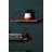 OHS Wire Floating Brown Wall Shelf 15.8cm 2pcs