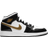 Nike Air Jordan 1 Mid SE GS - Black/White/Metallic Gold