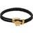 Versace Medusa Braided Bracelet - Gold/Black