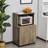 Brayden Studio Hundo Kitchen Pantry Grey Storage Cabinet 60.4x97cm