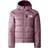 The North Face Girl's Reversible Perrito Jacket - Fawn Grey/Boysenberry