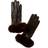 Surell Leather Gloves - Brown