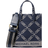 Michael Kors Gigi Extra Small Empire Logo Jacquard Crossbody Bag - Navy Multi