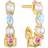 Sif Jakobs Adria Creolo Piccolo Earrings - Gold/Multicolour