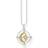 Thomas Sabo Moveable Moon and Star Necklace - Silver/Gold/Transparent