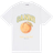 Ganni Relaxed Peach T-shirt - Bright White