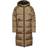 Only Long Quilted Coat - Brown/Toasted Coconut