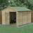 Forest Garden Beckwood 8x12 Shed No Window, Double (Building Area )