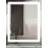 kleankin Dimmable LED Bathroom Mirror with Shelf, Touch