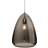 Firstlight Willis Chrome/Smoked Glass Pendant Lamp 29.5cm