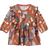 Polarn O. Pyret Nordic Nature Baby Dress - Rusty Brown