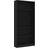 vidaXL 5-Tier Cabinet Black Book Shelf 175cm