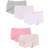 H&M Girl's Boxer Briefs 5-pack - Pink/Spotted