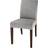 Bolero Chiswick Charcoal Grey Kitchen Chair 91cm